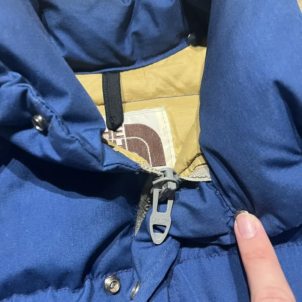 Vintage 70s The North Face Blue Talon Down Puffer Jacket